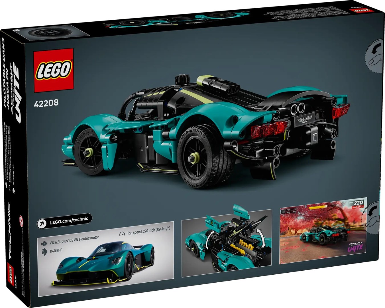 LEGO TECHNIC 42208 Aston Martin Valkyrie - obrazek 3