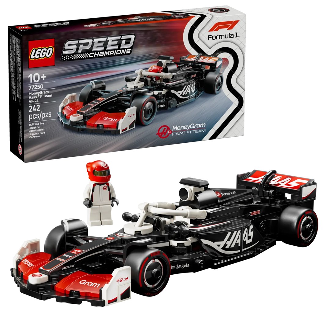 LEGO Speed Champions 77250 Bolid F1® MoneyGram Haas Team VF-24