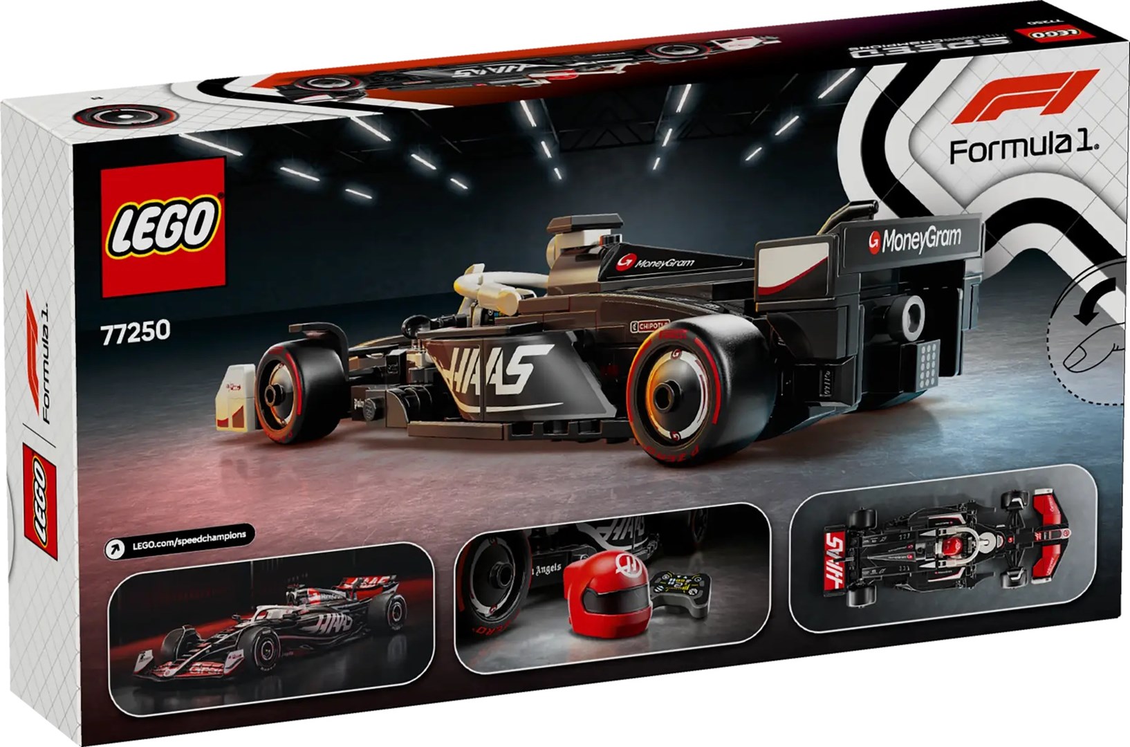 LEGO Speed Champions 77250 Bolid F1® MoneyGram Haas Team VF-24 - obrazek 3