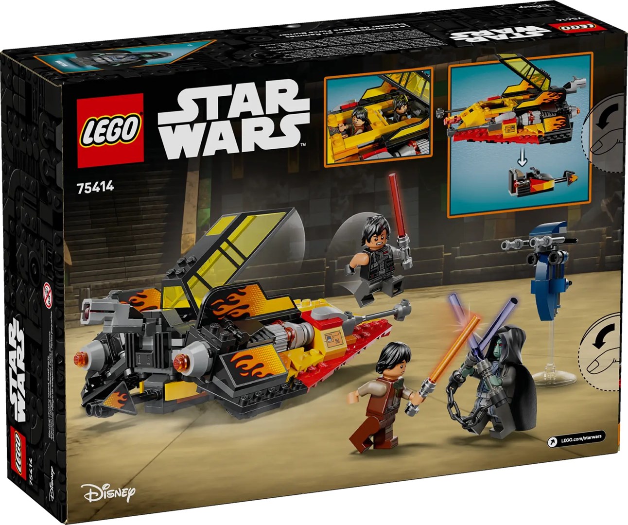 LEGO Star Wars 75414 Płomienny śmigacz śnieżny - obrazek 3