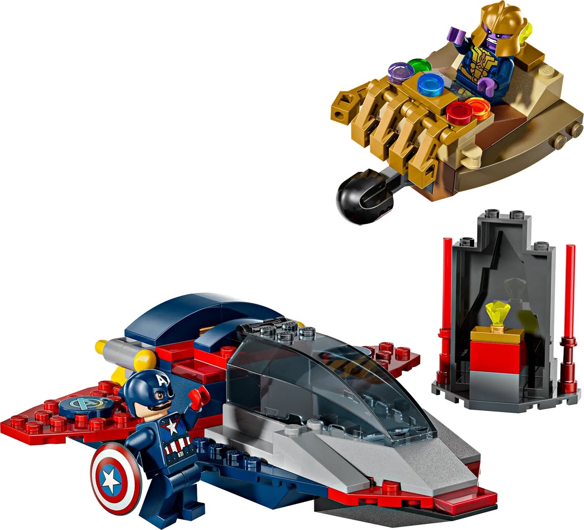 LEGO Marvel 76319 Kapitan Ameryka kontra Thanos - obrazek 4