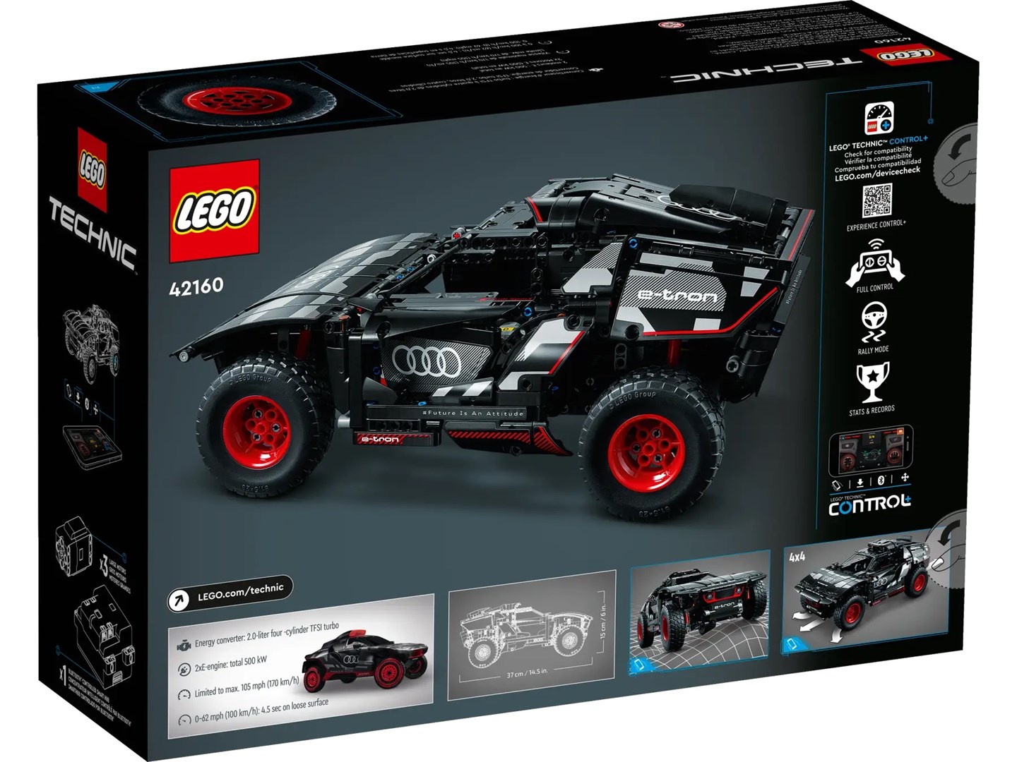 LEGO Technic 42160 Audi RS Q e-tron - obrazek 3