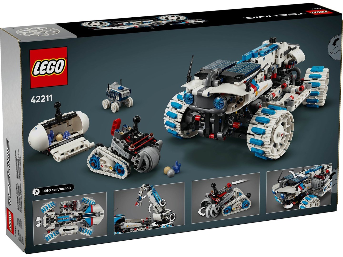 LEGO Technic 42211 Kosmiczny łazik księżycowy - obrazek 3