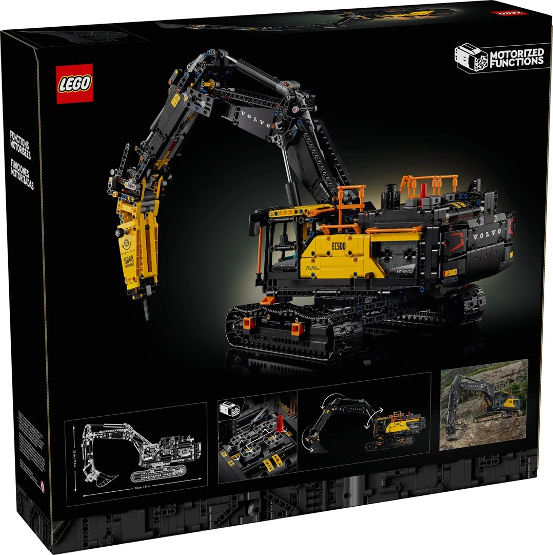LEGO Technic 42215 Koparka Volvo EC500 Hybrid - obrazek 3