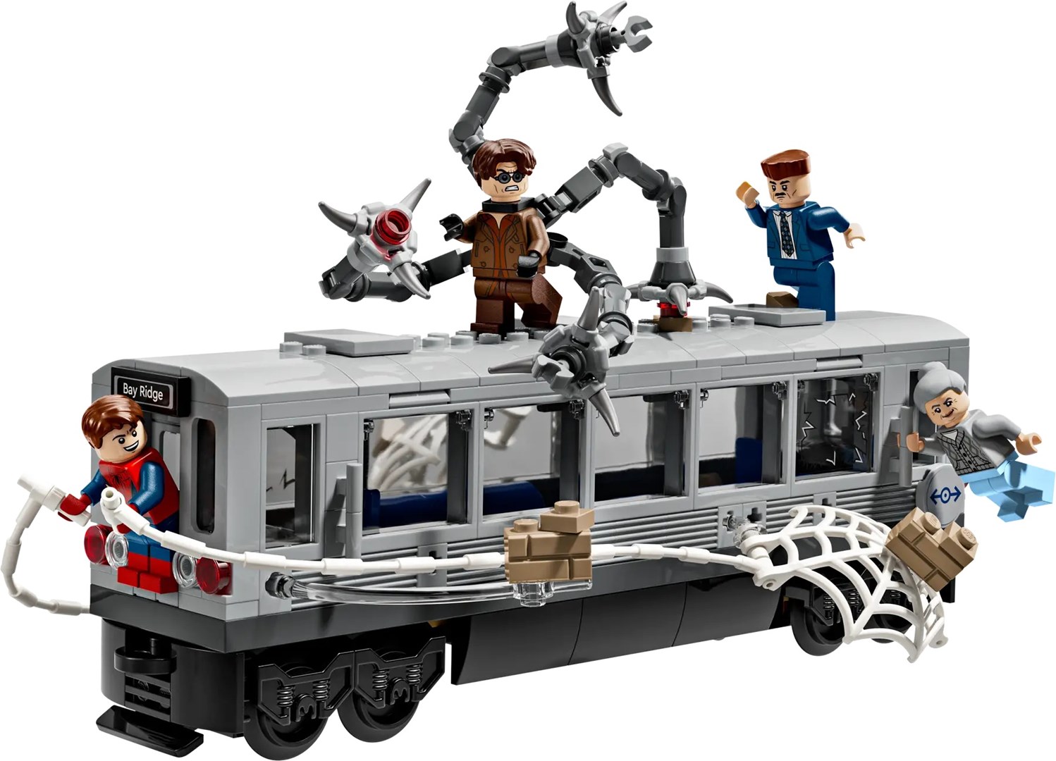 LEGO Marvel 76321 Spider-Man kontra Doc Ock — scena w metrze - obrazek 4