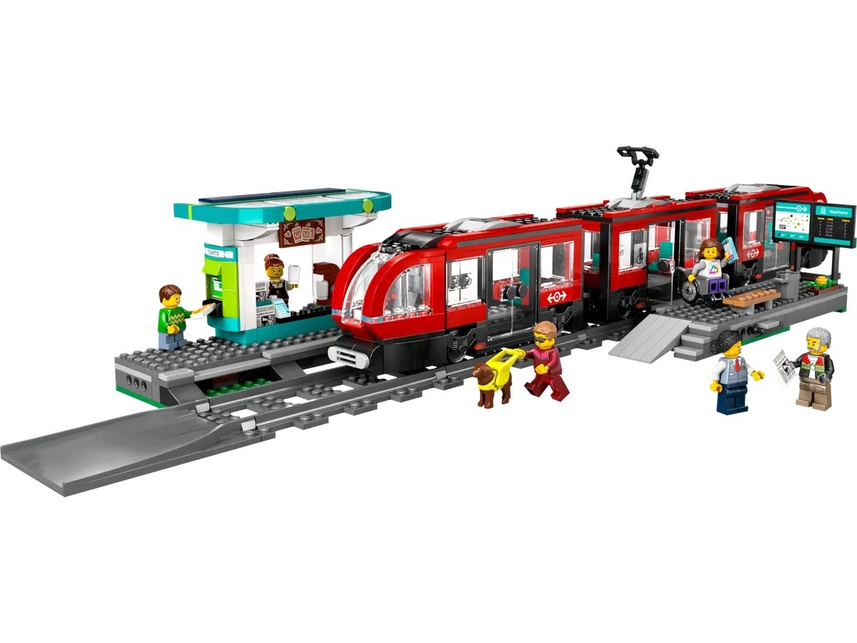 LEGO City 60423 Tramwaj miejski ze stacją - obrazek 4
