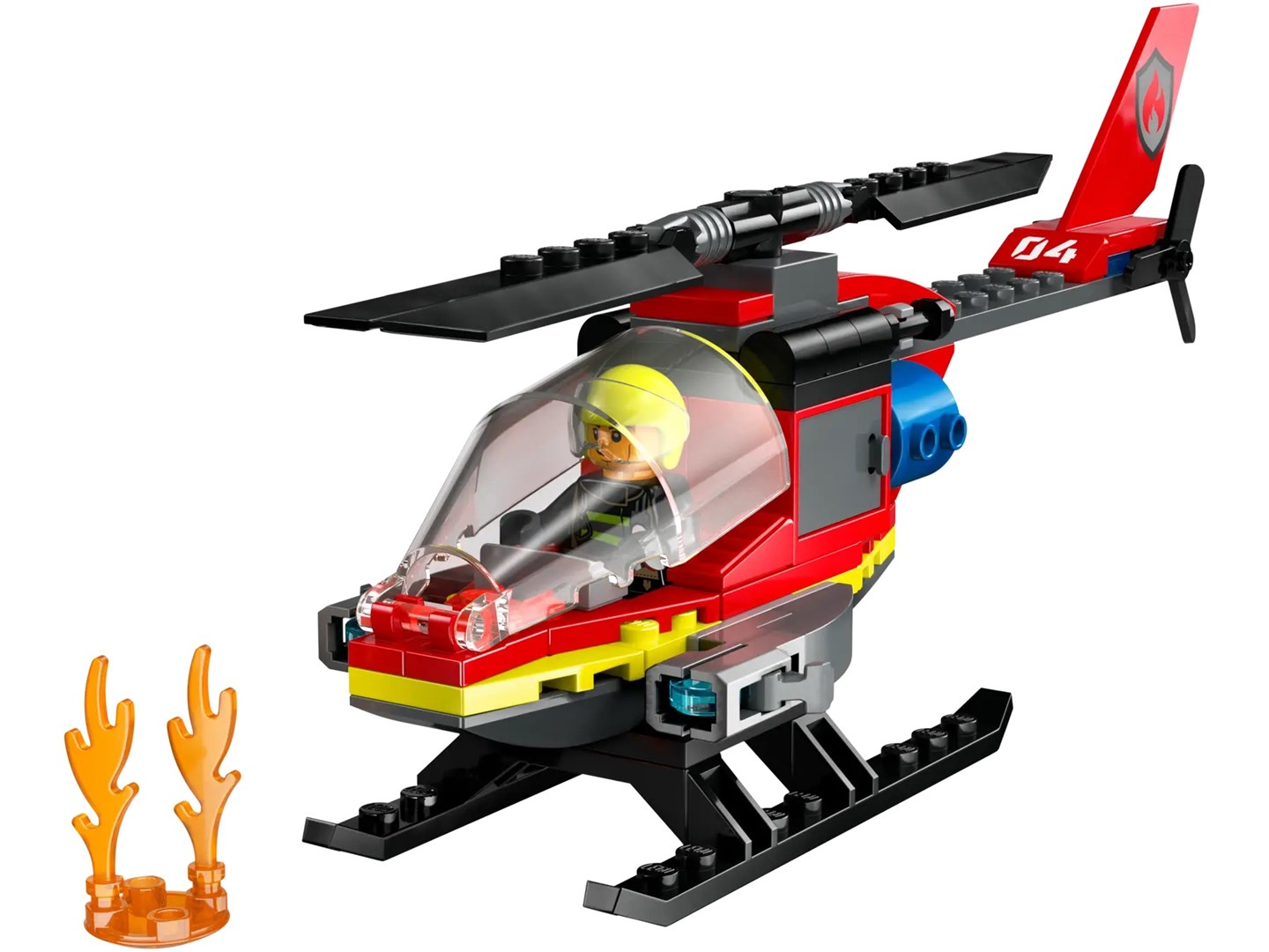 LEGO City 60411 Strażacki helikopter ratunkowy - obrazek 4