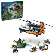 LEGO City 60437 Helikopter badaczy dżungli w bazie