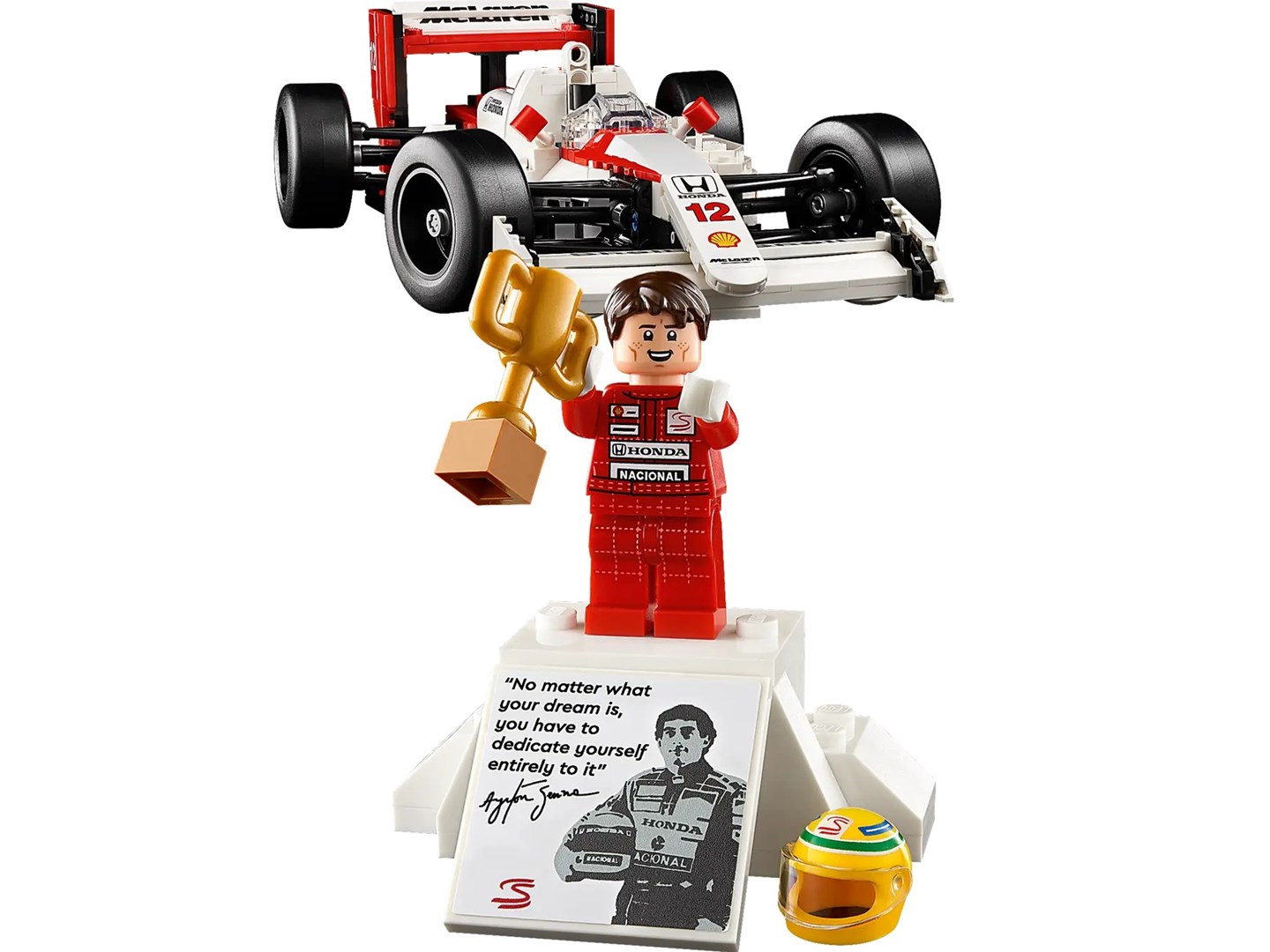 LEGO Icons 10330 McLaren MP4/4 i Ayrton Senna - obrazek 3