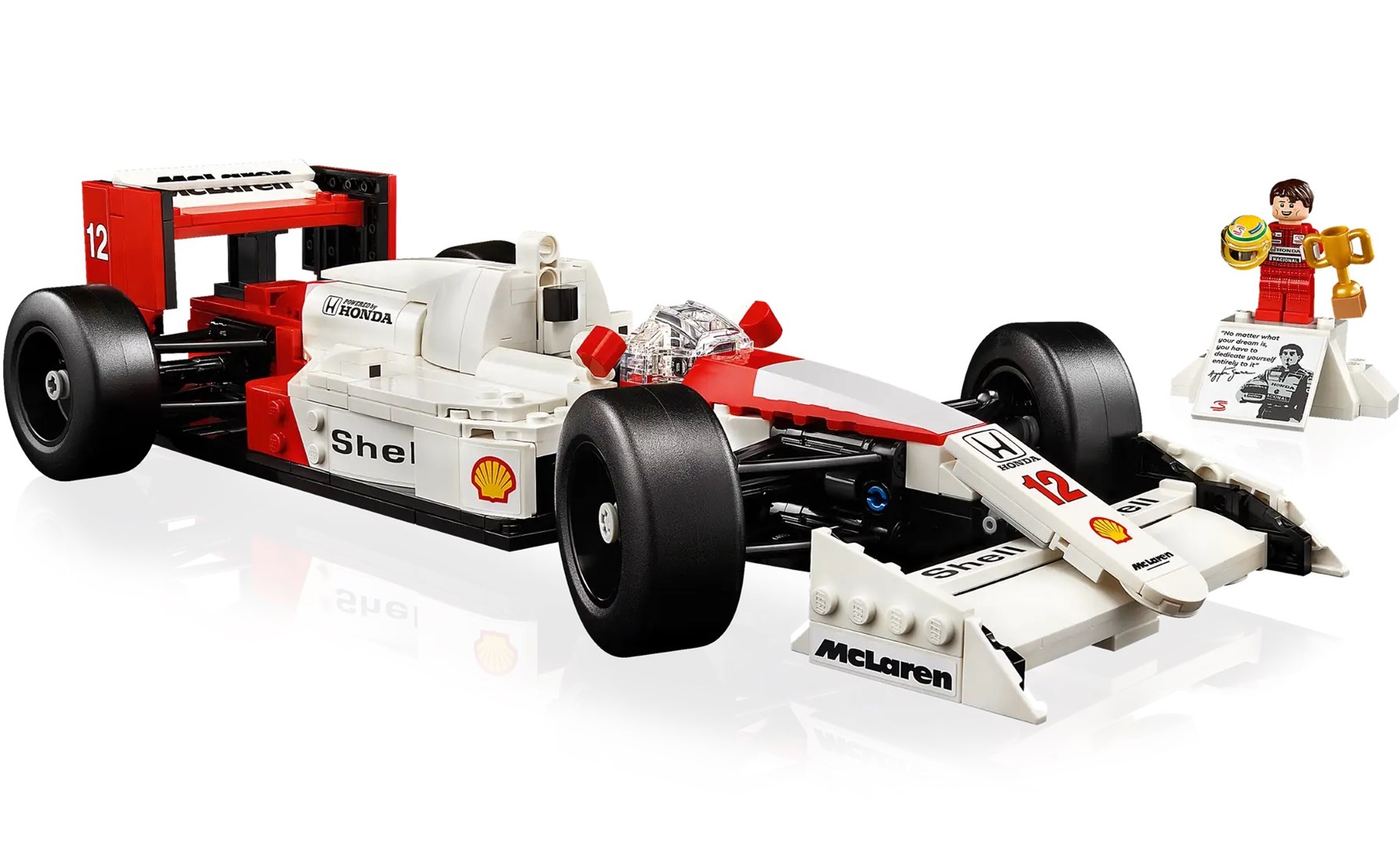 LEGO Icons 10330 McLaren MP4/4 i Ayrton Senna - obrazek 4