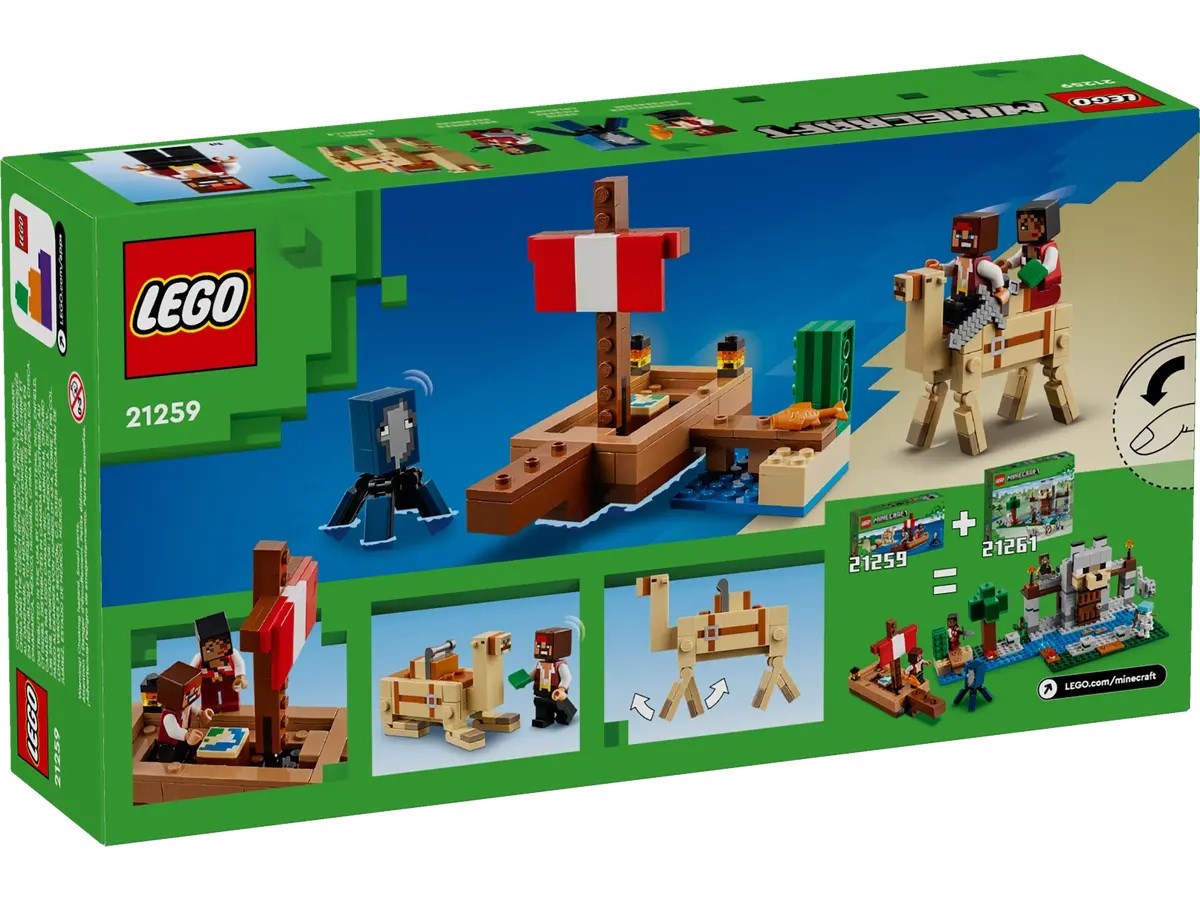LEGO Minecraft 21259 Rejs statkiem pirackim - obrazek 3
