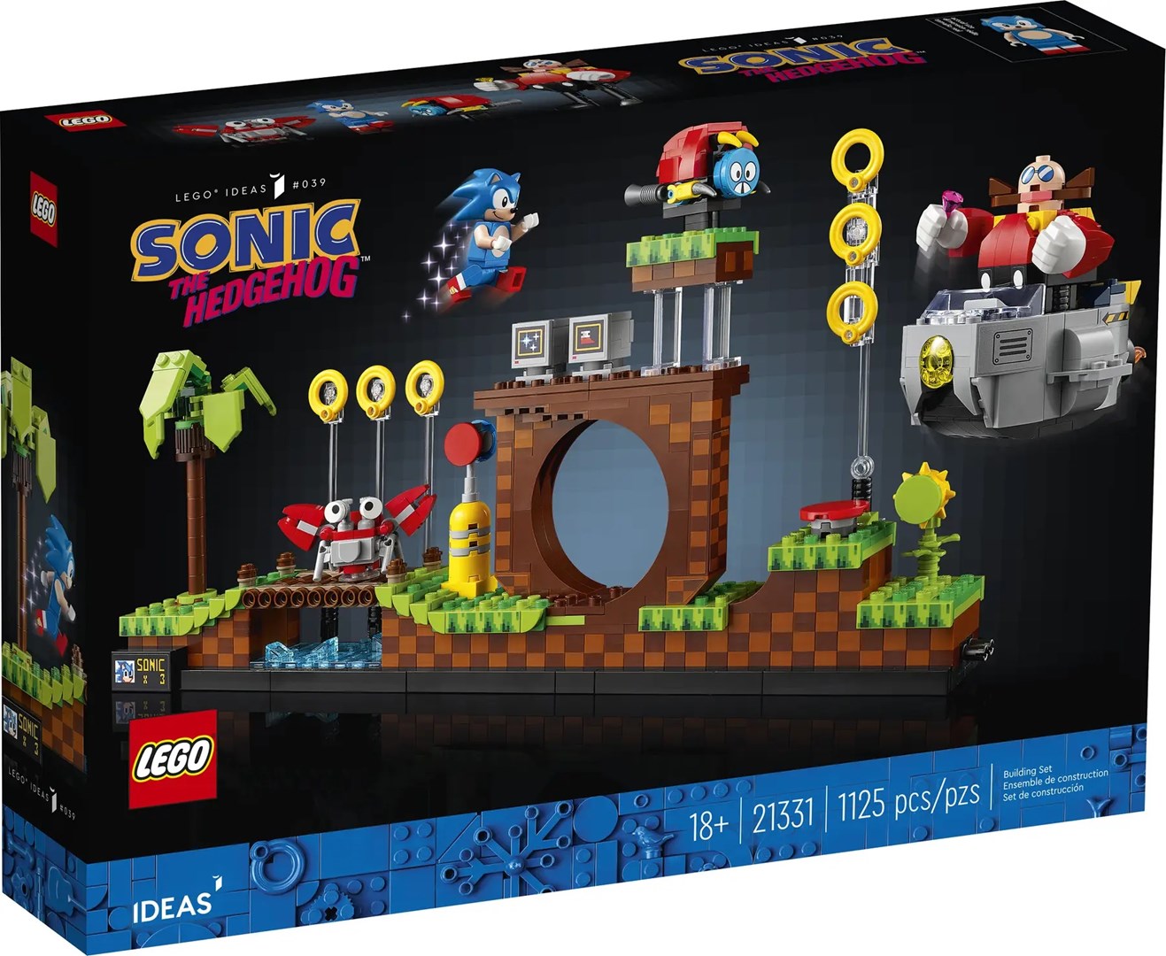 LEGO Ideas 21331 Sonic the Hedgehog - Strefa Zielonego Wzgórza