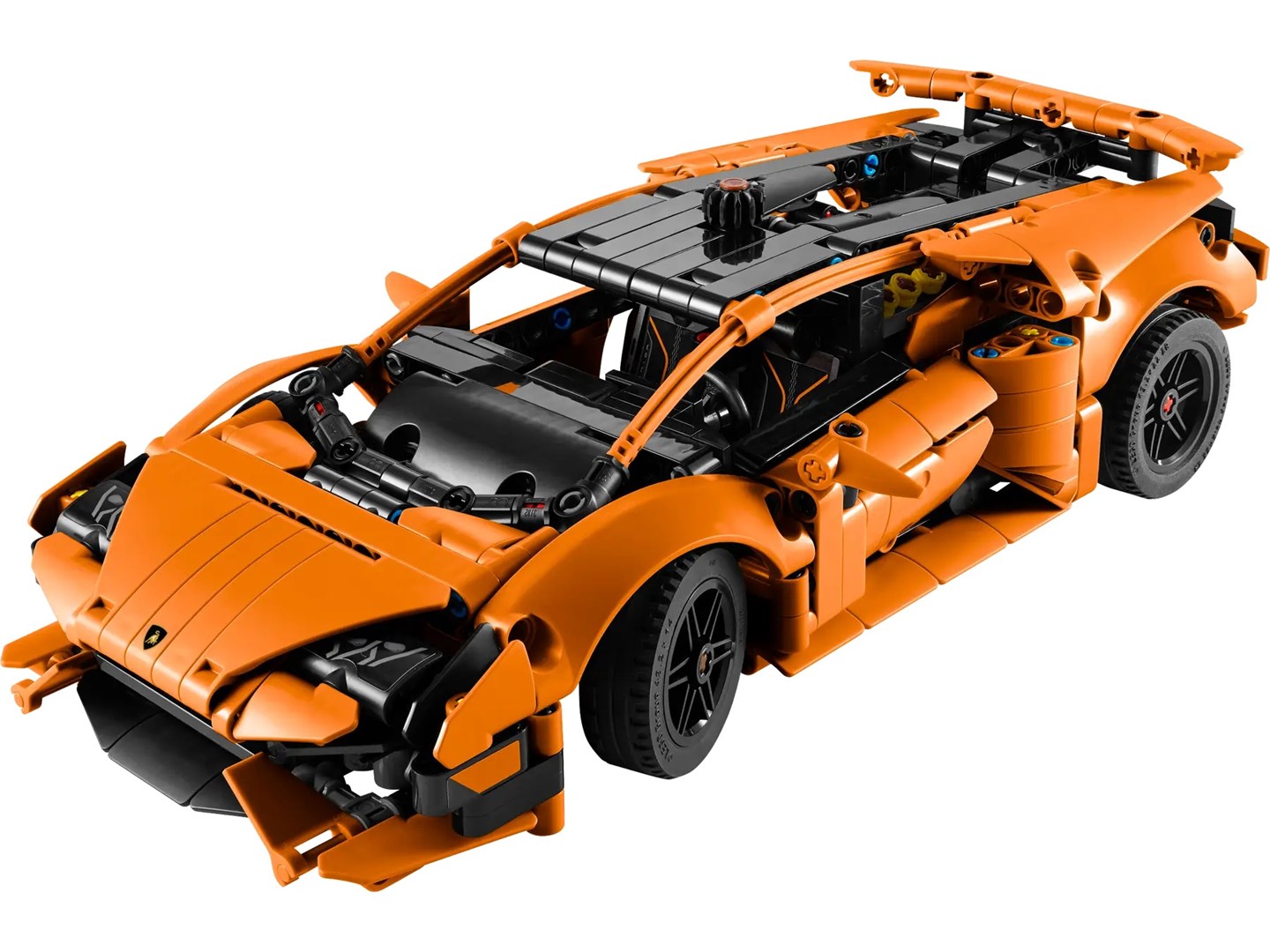 LEGO TECHNIC 42196 Pomarańczowe Lamborghini Huracán Tecnica - obrazek 4
