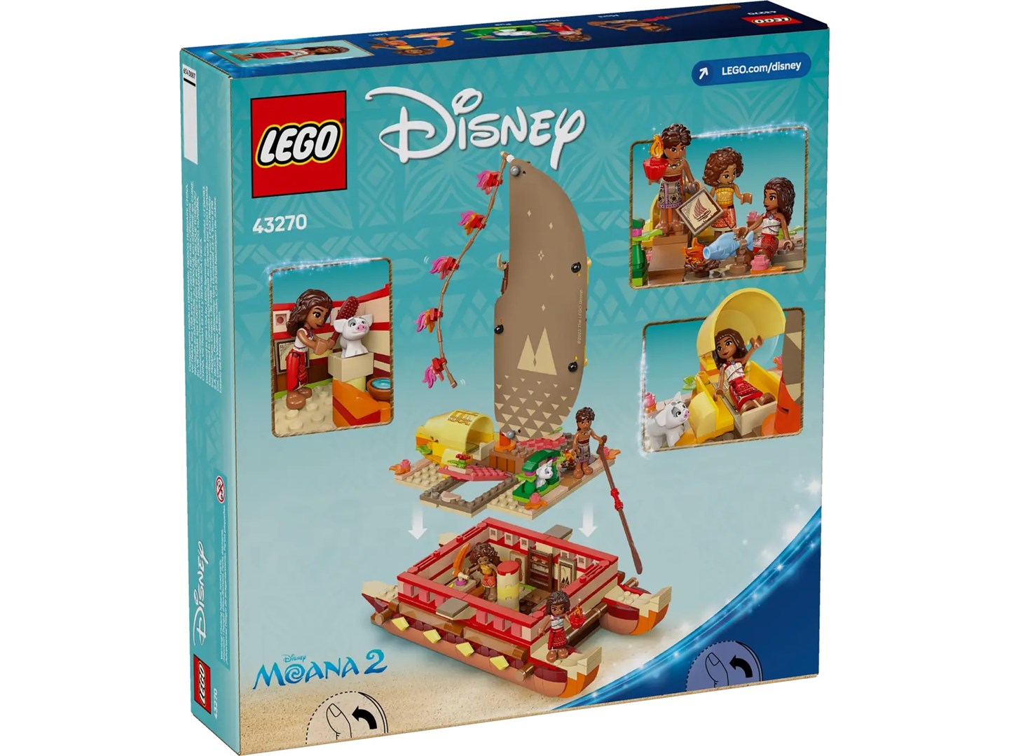 LEGO DISNEY PRINCESS 43270 Kajakowa przygoda Vaiany - obrazek 3