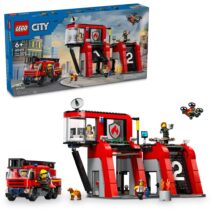 LEGO City 60414 Remiza strażacka z wozem strażackim