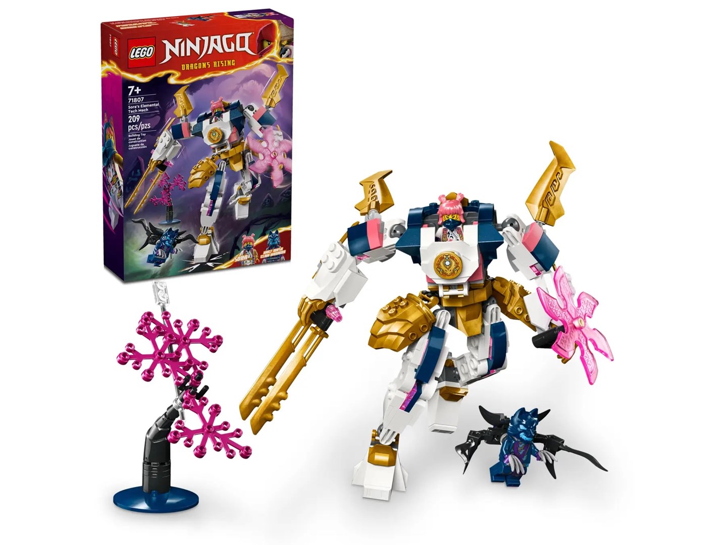 LEGO Ninjago 71807 Mech żywiołu technologii Sory - obrazek 4