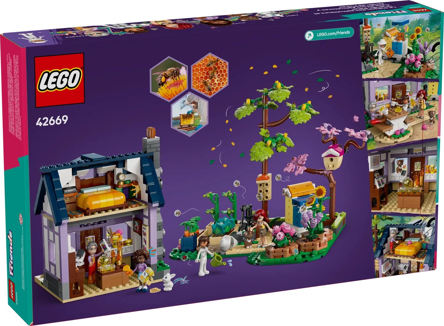 LEGO FRIENDS 42669 Dom pszczelarzy i kwiatowy ogród - obrazek 3