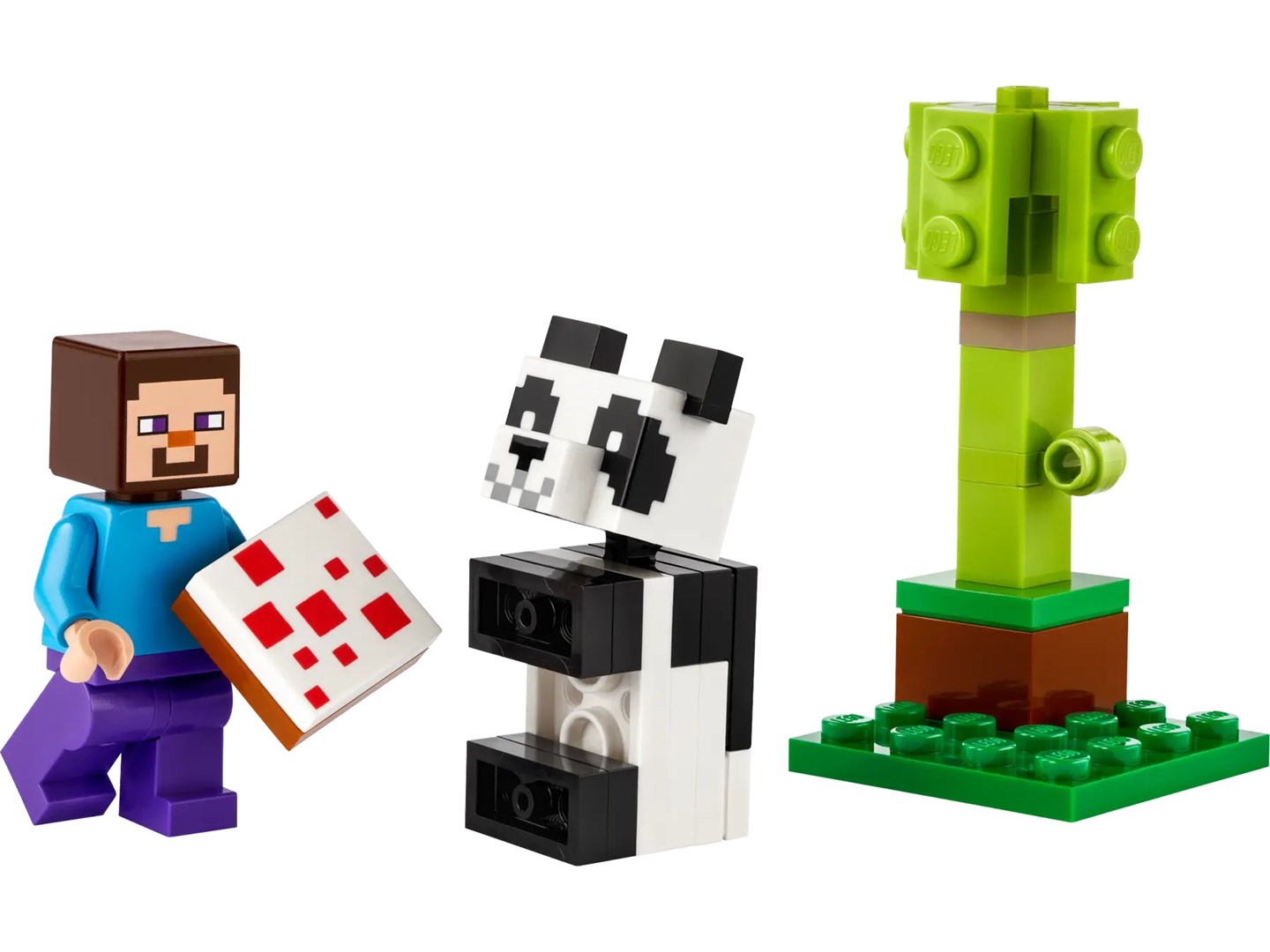LEGO Minecraft 30672 Steve i mała panda - obrazek 4