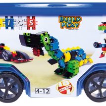 Klocki konstrukcyjne CLICS – Zestaw 377 el. (15w1) Rollerbox