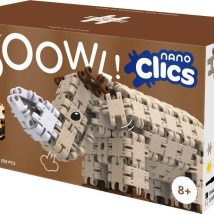 Nano Clics – konstrukcyjne, belgijskie klocki – Dzika Przyroda – Zestaw 250 elementów