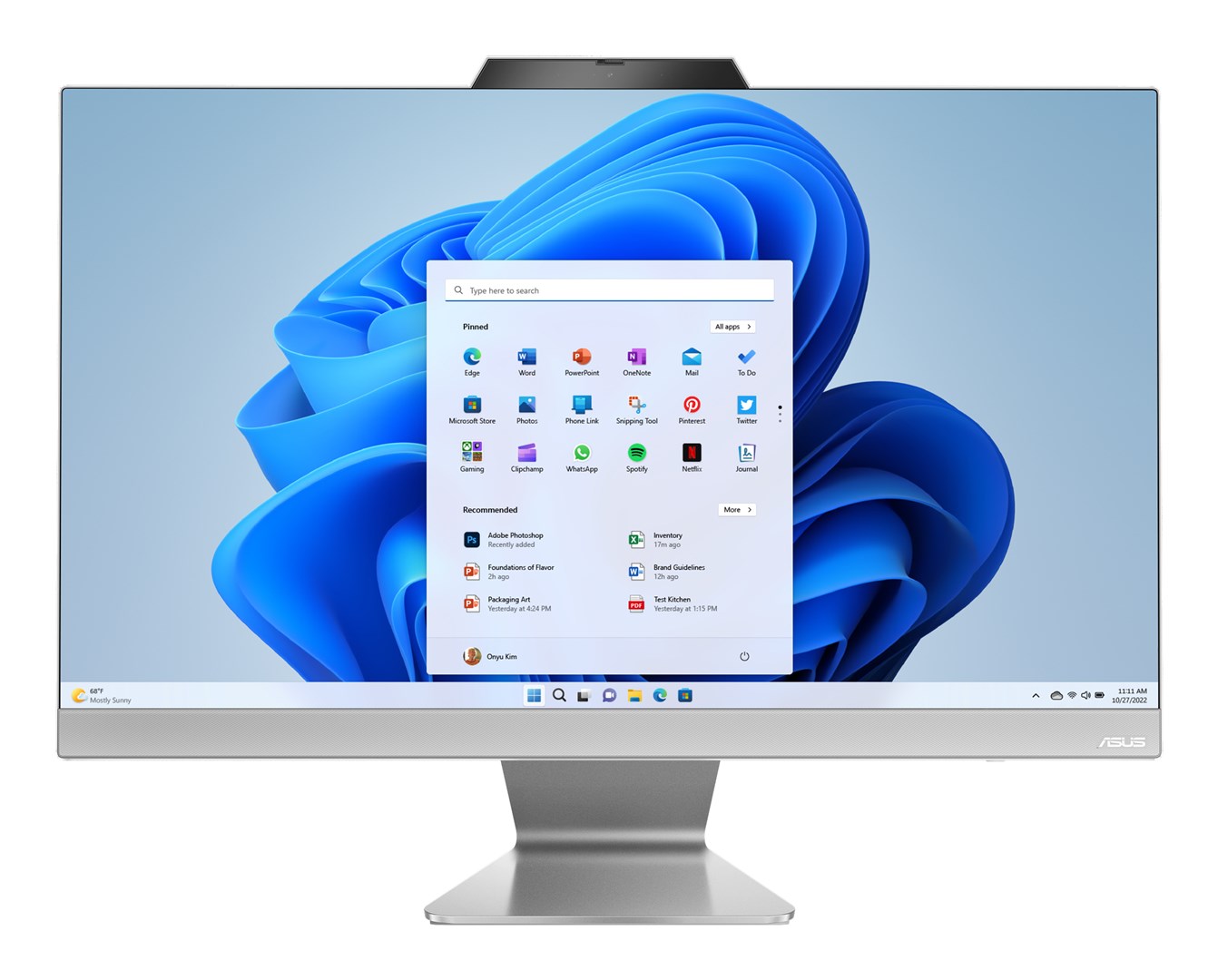 ASUS AIO E3402WVAK-WPC043X i5-1335U 23.8"FHD 250nits 100Hz AG 16GB DDR5 SSD512 UHD Graphics WLAN+BT LAN Cam720p W11Pro White 3Y OnSite