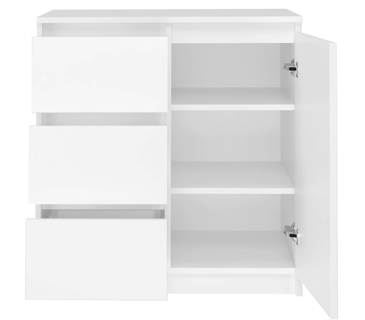 Komoda COSTA 1D3S+2D3S biały - obrazek 3