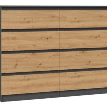 Komoda M8 120x40xH97 antracyt/artisan