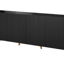 Komoda PAFOS 200x40x82 czarny mat