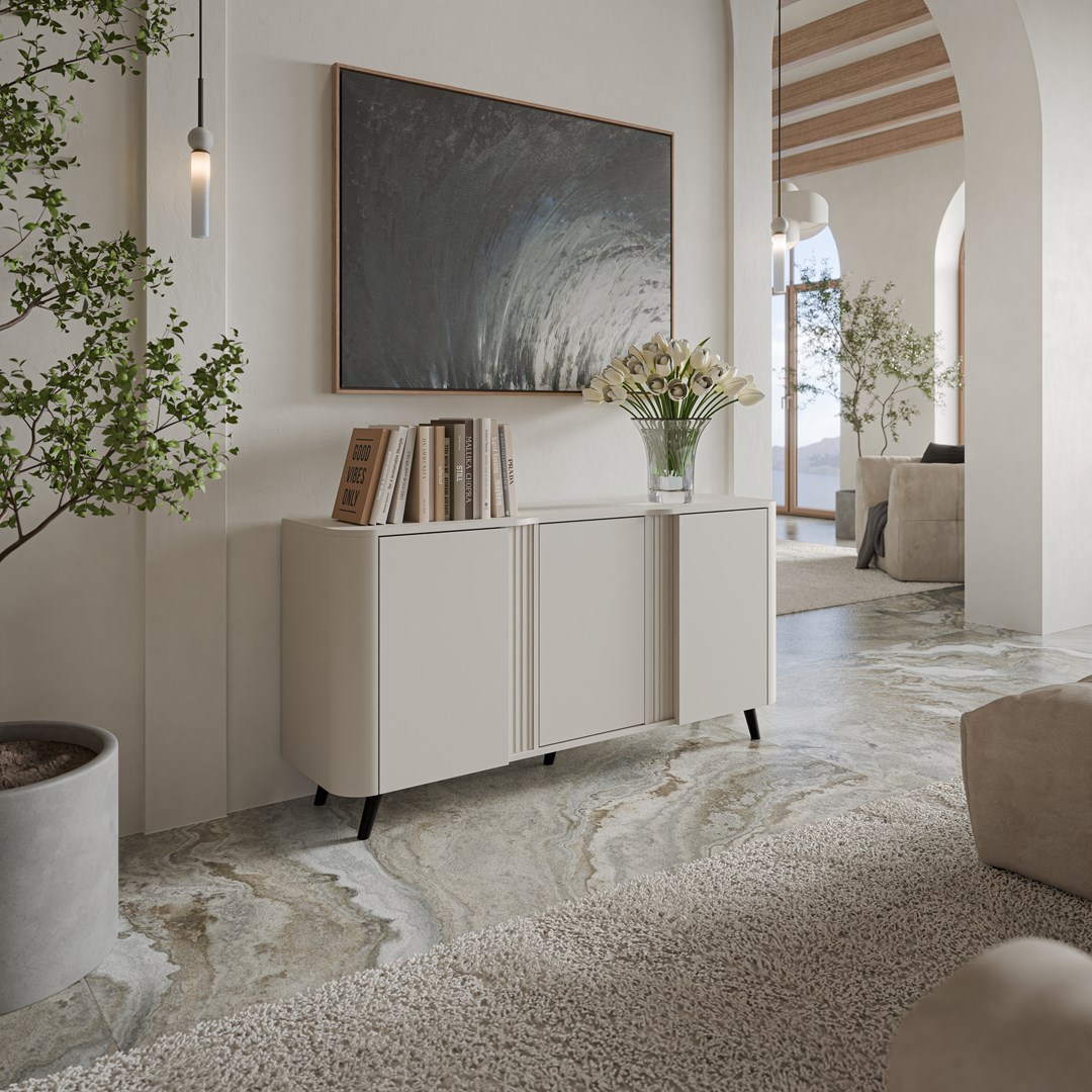 Komoda VOLARE 151x39x75 kaszmir - obrazek 4