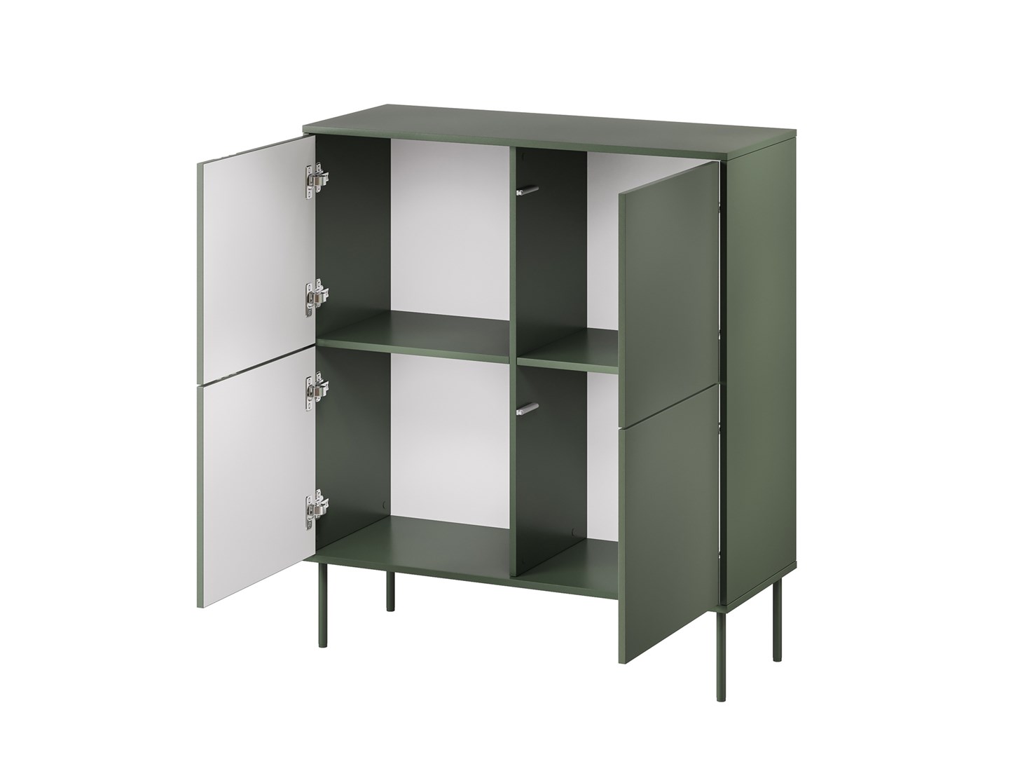 Komoda 4D TRESSE 100x40x110 zieleń mat - obrazek 3