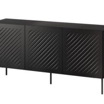 Komoda SIENA 150,5x40x75 czarny mat