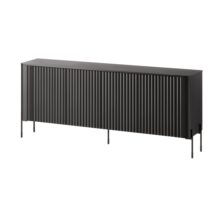 Komoda VERA 190x40x80 czarny mat
