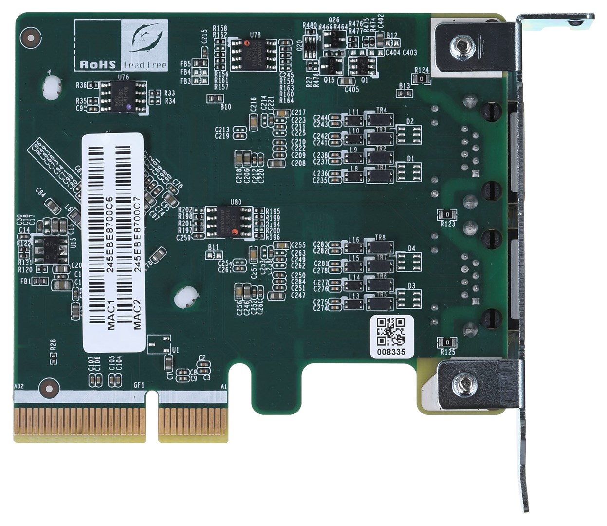 Qnap QXG-2G2T-I225, 2 x 2.5GbE, PCIe Gen2 x1, Low-profile - obrazek 4