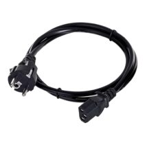 Kabel SAVIO CL-89 (C13 / IEC C13 / IEC 320 C13 – Schuko M; 1,2m; kolor czarny)