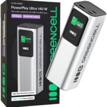 Powerbank Greencell PowerPlay Ultra 25200mAh Szybkie Ładowanie 140W 2x USB-C PD 1x USB-A