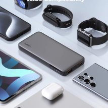 AUKEY POWERBANK 10 000 MAH, USB-C PD 30W, USB-A 22W, SZARY