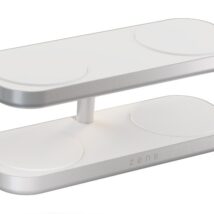 Bezprzewodowa ładowarka Zens Aluminium Series Quattro Pro 4 z zasilaczem 65 W 4x 15W Qi2 biały ZEQC01W/00