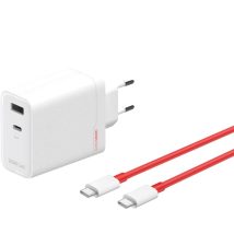 OnePlus Charger SUPERVOOC 120W 2 Ports with Cable White