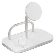 Ładowarka ZENS ZEDC29W/00, Wewnątrz, AC, USB, Ładowanie bezprzewodowe, 1 m, Srebrny, Biały