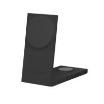 Bezprzewodowa ładowarka Qi2 15W do trzech urządzeń kompatybilna z MagSafe (czarna)