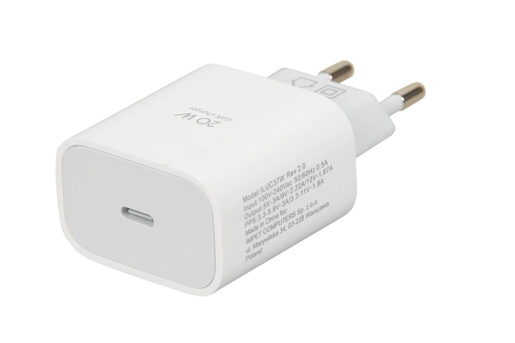 ŁADOWARKA SIECIOWA I-BOX C-37 PD20W USB-C - obrazek 4