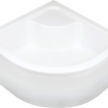 Brodzik akrylowy półokrągły 90×90 cm – głęboki