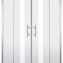 Kabina prysznicowa półokrągła 80×80 cm – czteroszybowa