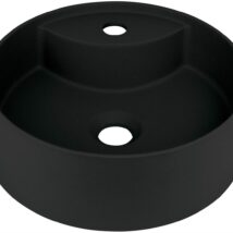 Umywalka granitowa nablatowa z miejscem na baterię