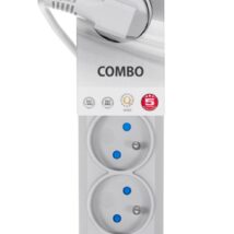 Listwa przeciwprzepięciowa Activejet 5gn/3m/cz (10A; 2300W) 3m; kolor szary