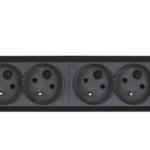 Listwa przeciwprzepięciowa Activejet ACJ Combo 9gn 1,5m (9 x UTE; 10 A; 1,5m; kolor czarny)