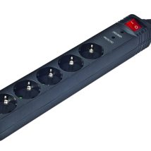 Listwa zasilająca ENERGENIE SPG5-C-10 (5 x VDE; 3m; kolor czarny)