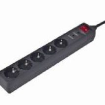 Listwa zasilająca ENERGENIE SPG5-C-15 (5 x VDE; 4,5m; kolor czarny)