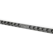Listwa zasilająca PDU pionowa, 12x gniazdo schuko,2x (2m, wtyk unischuko, 16A, zab.przeciążeniowe)