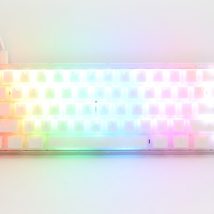 Ducky One 3 Aura White Mini klawiatura Gaming USB QWERTY Amerykański międzynarodowy Biały